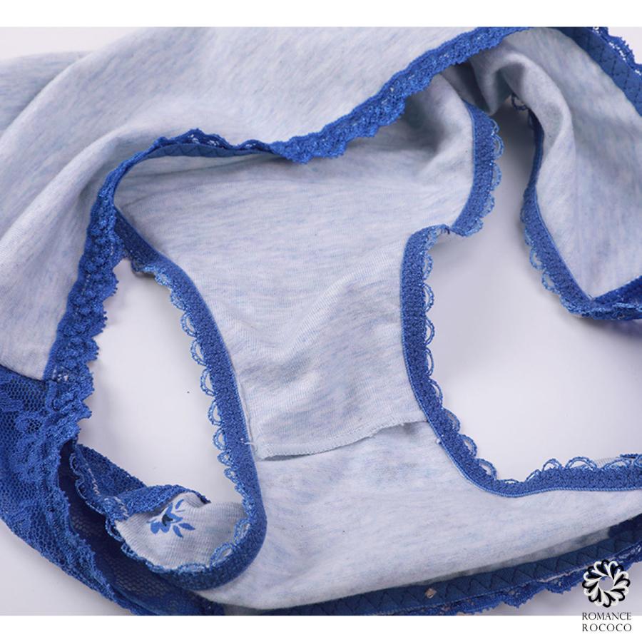 メール便可 ピンクディア PINK DEAR コットン レース 花柄 ショーツ ノーマル 綿 フラワー |  | 06