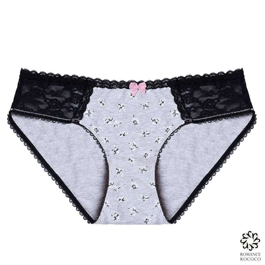 メール便可 ピンクディア PINK DEAR コットン レース 花柄 ショーツ ノーマル 綿 フラワー |  | 09