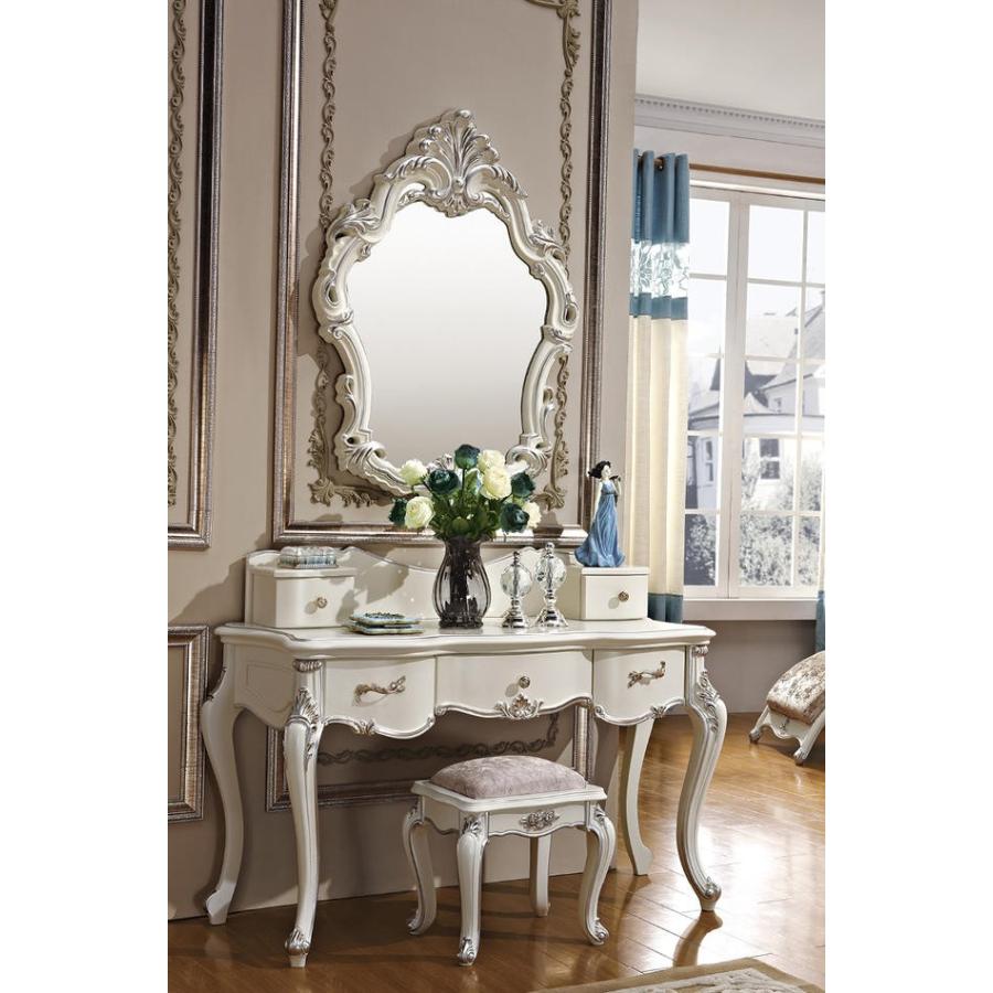 姫系ロココ調彫刻付きドレッサー＆スツール 楽天市場】ドレッサー 姫系