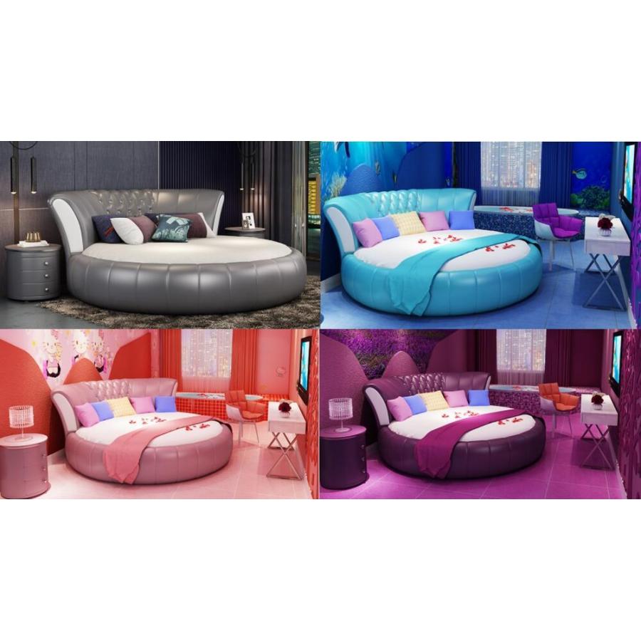 6/15まで最大15％お値引！条件は要問い合わせ！円形ベッド(マットレス