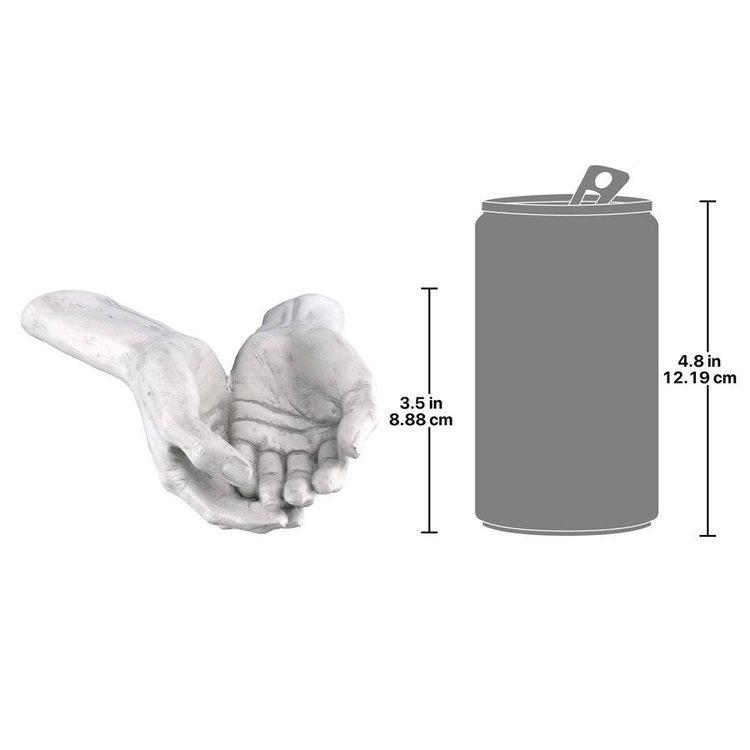 手を差し出す壁彫刻 彫刻 彫像/ 装飾棚 趣味 コレクション 面白グッズ