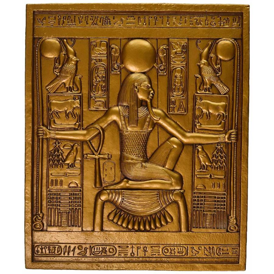 オブジェレリーフ 古代エジプト神殿石碑 飾り板 ツタンカーメン オブジェレリーフ 古代エジプト神殿石碑 飾り板 ツタンカーメン