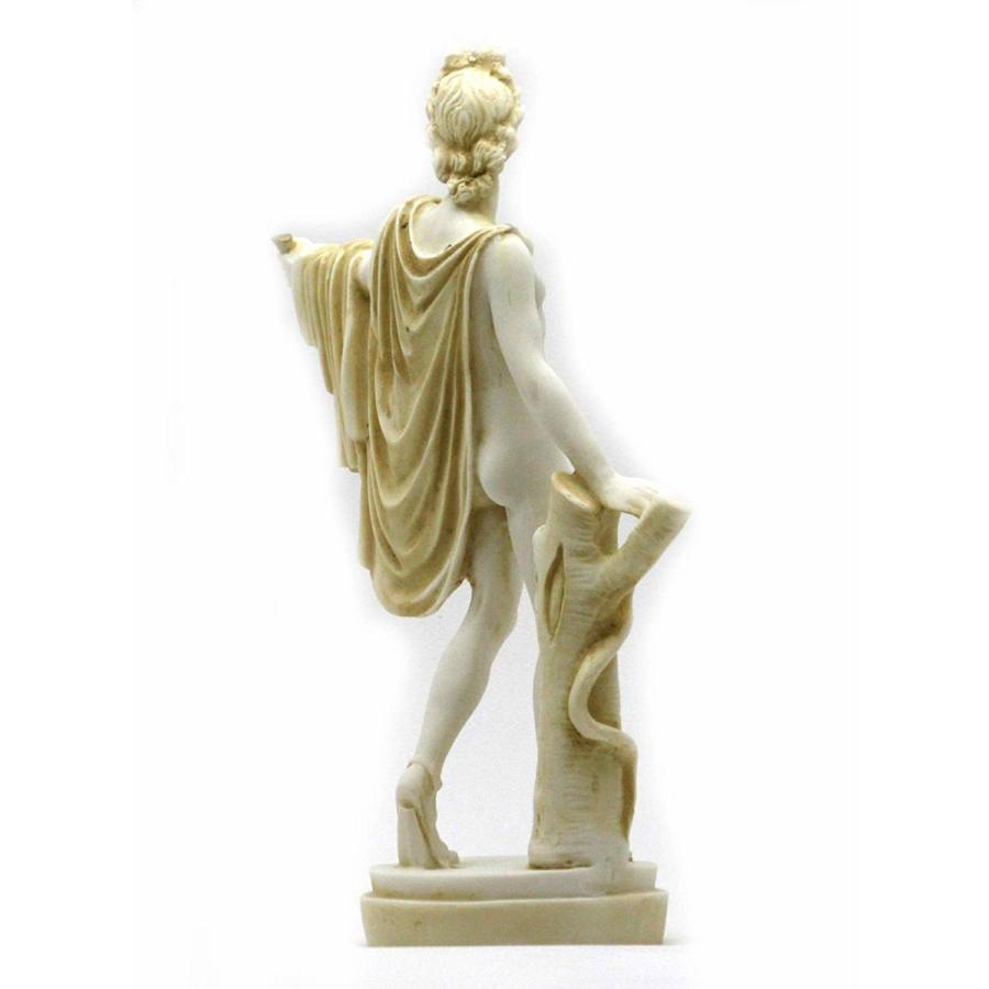 在庫一掃 古代ギリシャ 音楽の神 ベルヴェデーレのアポロン ルーブル美術館蔵 男性ヌード アラバスター 大理石風彫刻 彫像 輸入品 www