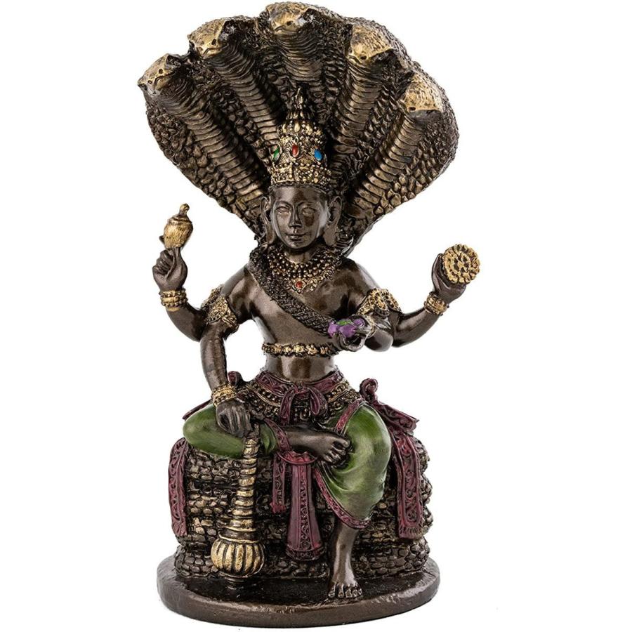 ヒンドゥー教の神 ヴィシュヌ神 宇宙の保護者 ブロンズ風 彫像 置物彫刻 ブラフマー シヴァ 化身 遍く満たす プレゼント贈物 輸入品 0n0140 浪漫堂ショップ 通販 Yahoo ショッピング