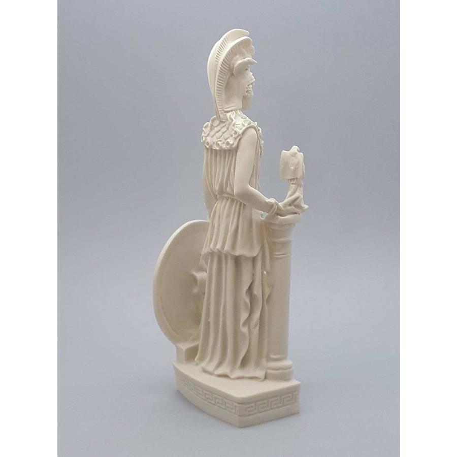 古代ギリシャローマの女神 アテナ（ミネルヴァ）大理石風 彫像 彫刻