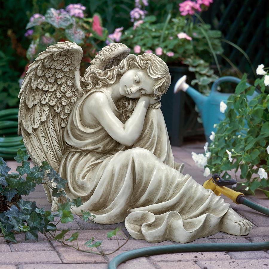 特別販売 安らぎの天使像 エンジェル彫像 ハーモニー彫刻 アーティスト/セリーナ・フェネク作（輸入品