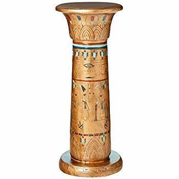 古代エジプト 王の黄金台座彫刻柱彫像/ エスニックカフェ パブ 古代エジプト 王の黄金台座彫刻柱彫像/ エスニックカフェ パブ