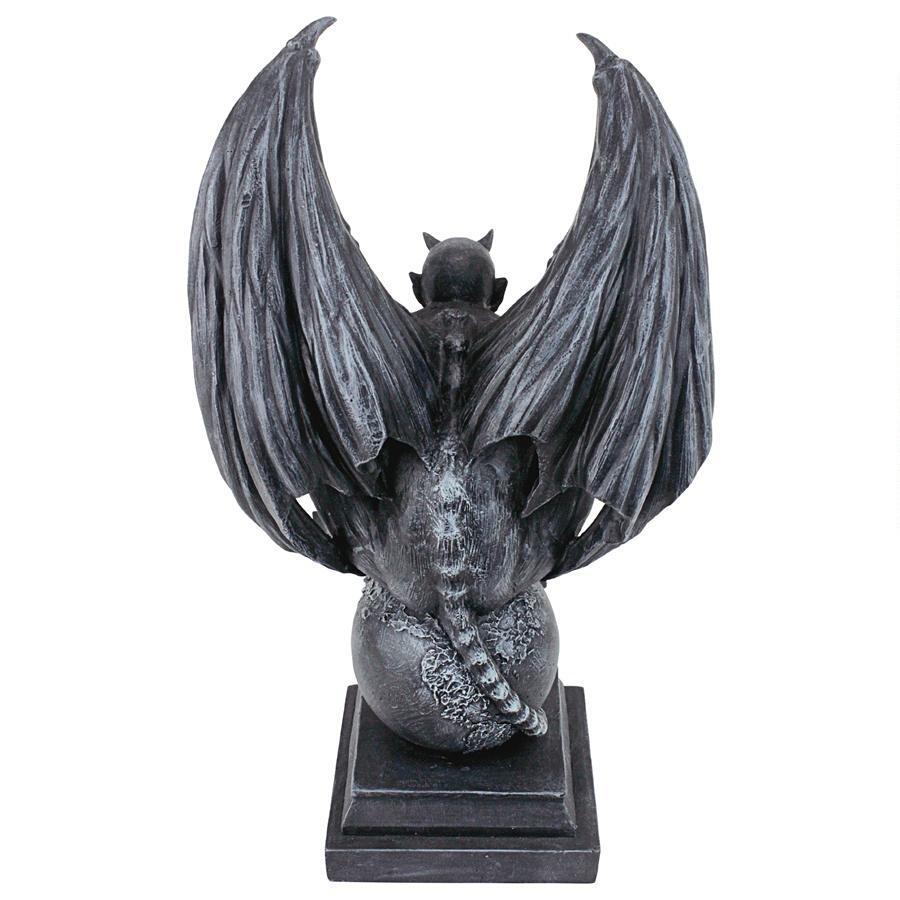 デーモン 悪魔のヘリオン（乱暴者）ガーゴイル像 ブロンズ風
