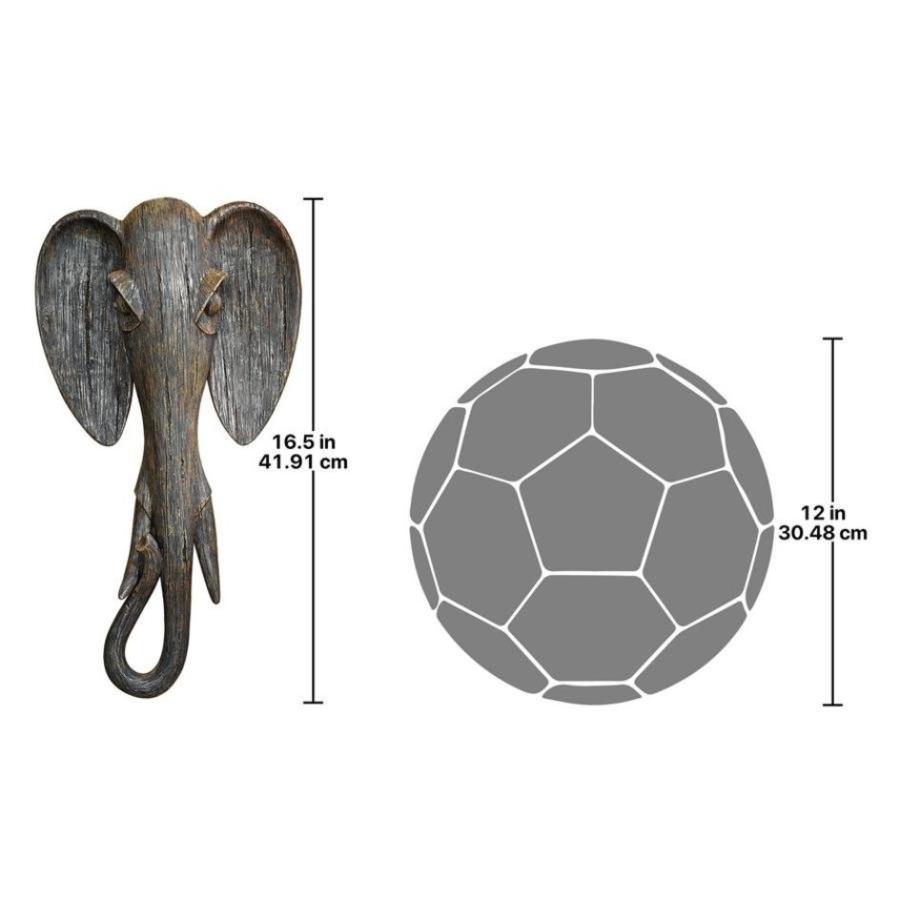サバンナ 象ゾウの動物仮面(マスク)多色彫像 彫刻/ エスニック サバンナ 象ゾウの動物仮面(マスク)多色彫像 彫刻/ エスニック
