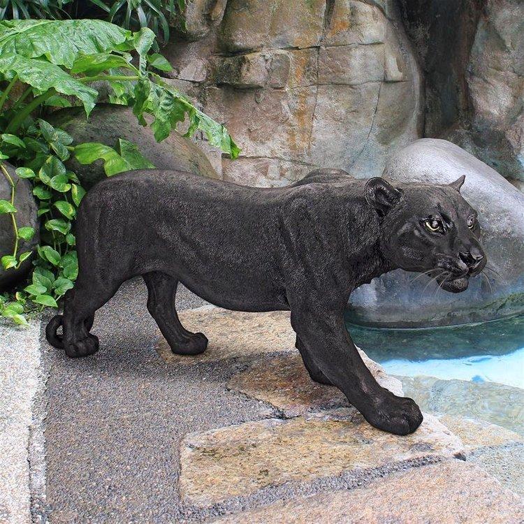 動物彫刻オブジェ シャドー・プレデター ブラックパンサー(黒豹 動物彫刻オブジェ シャドー・プレデター ブラックパンサー(黒豹