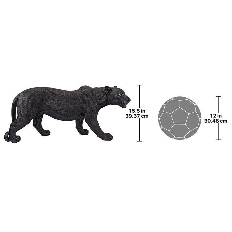 動物彫刻オブジェ シャドー・プレデター ブラックパンサー(黒豹 動物彫刻オブジェ シャドー・プレデター ブラックパンサー(黒豹