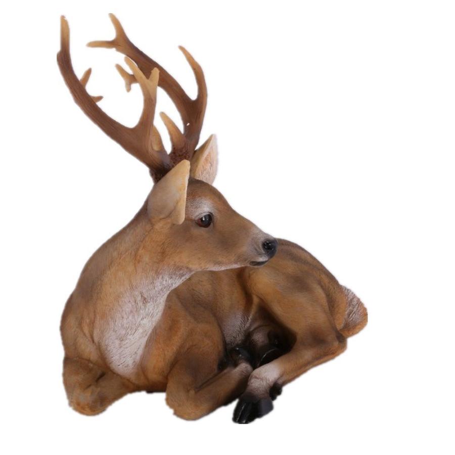 お1人様1点限り 神域 奈良 京都 動物園 彫刻 12本の枝角を持った小さな牡鹿 オジカ 彫像 書斎 輸入品 贈り物 誕生日プレゼント 記念品 ゲストハウス オブジェ Afols Pl