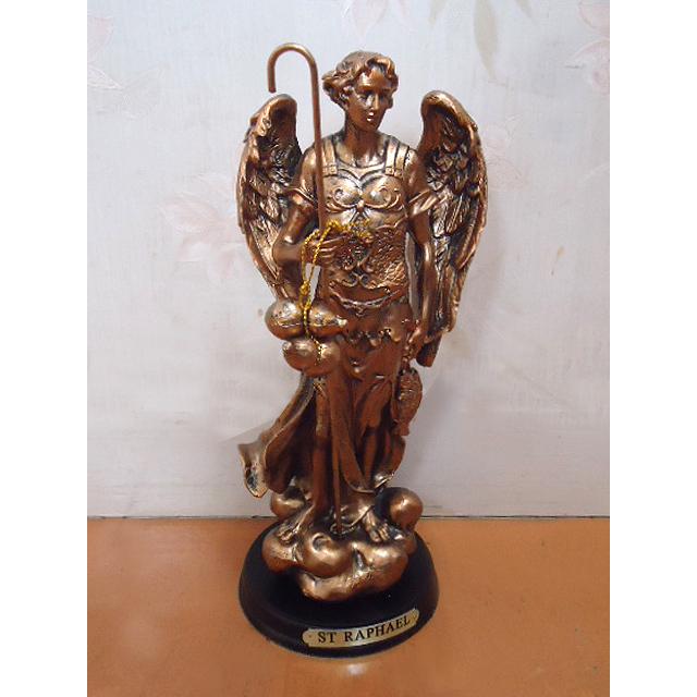 ビザンチン・カトリック教会 大天使ラファエル 彫像 彫刻 置物 （輸入