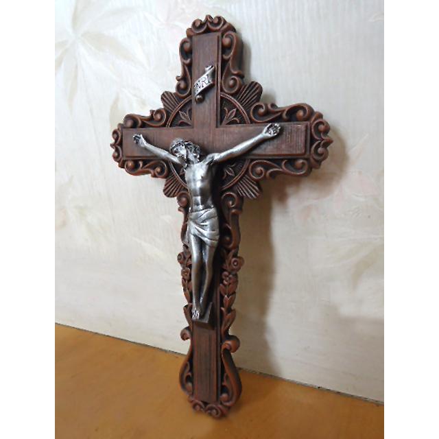 カルバリー・パストラル宗教用 十字架のキリスト 壁彫刻 高さ 約25ｃｍ 彫像/ カトリック教会（輸入品_2