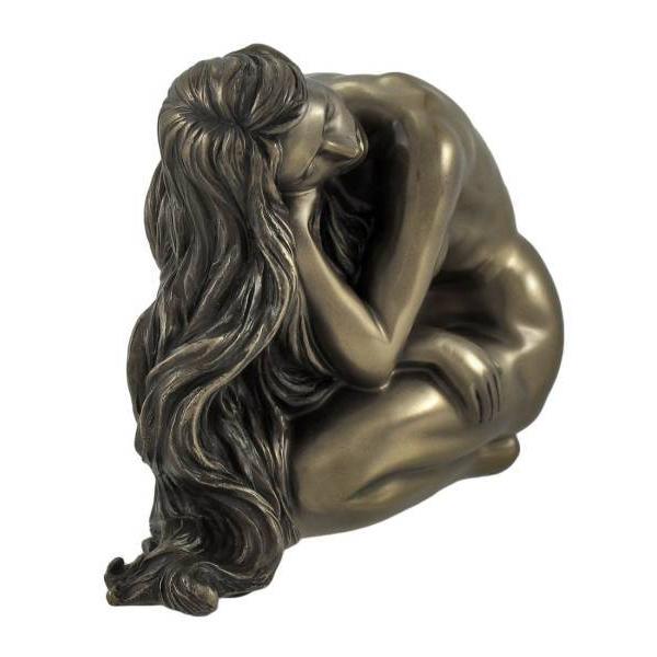 跪いている女性ヌード エロチックアート ブロンズ風 彫刻 彫像 コレクション アート芸術品 書斎 記念品 プレゼント贈り物 輸入品 0n0647 浪漫堂ショップ 通販 Yahoo ショッピング
