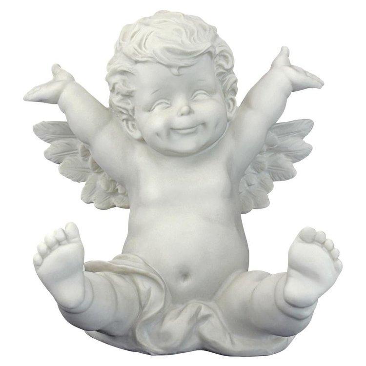 飛び跳ねる子供の智天使(ケルビム像)西洋彫刻 装飾品 ガーデン 飛び跳ねる子供の智天使(ケルビム像)西洋彫刻 装飾品 ガーデン