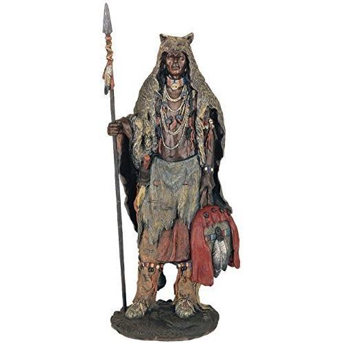 人気メーカー・ブランド 彫刻（輸入品）大平原 彫像 装飾置物 インディアンの戦士 ネイティブ・アメリカン 西部 贈り物（輸入品 ウエスタン エスニック カントリー オブジェ、置き物
