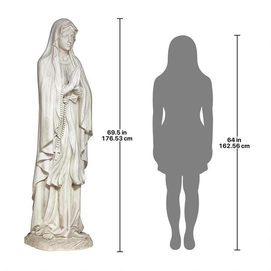 等身大の聖母マリア像 高さ 約176cm 置物 彫刻 彫像 等身大の聖母マリア像 高さ 約176cm 置物 彫刻 彫像