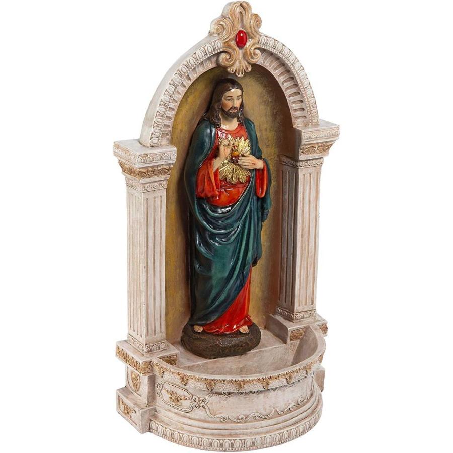 イエスの聖心イタリア風フォント 聖水盤 彫像 彫刻 カトリック教会 洗礼 福音 聖書 輸入品 Cn0080 浪漫堂ショップ 通販 Yahoo ショッピング