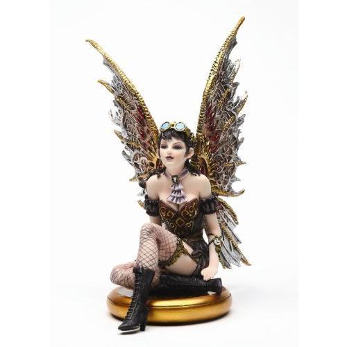 スチームパンクの妖精-フェアリー タビサ彫像 彫刻/ 趣味コレクション