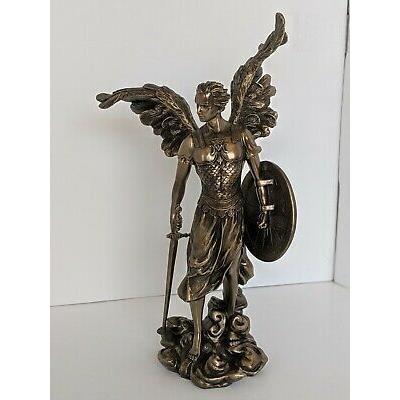 守護天使 ミカエル ブロンズ風彫像 彫刻/ カトリック教会 祭壇 洗礼