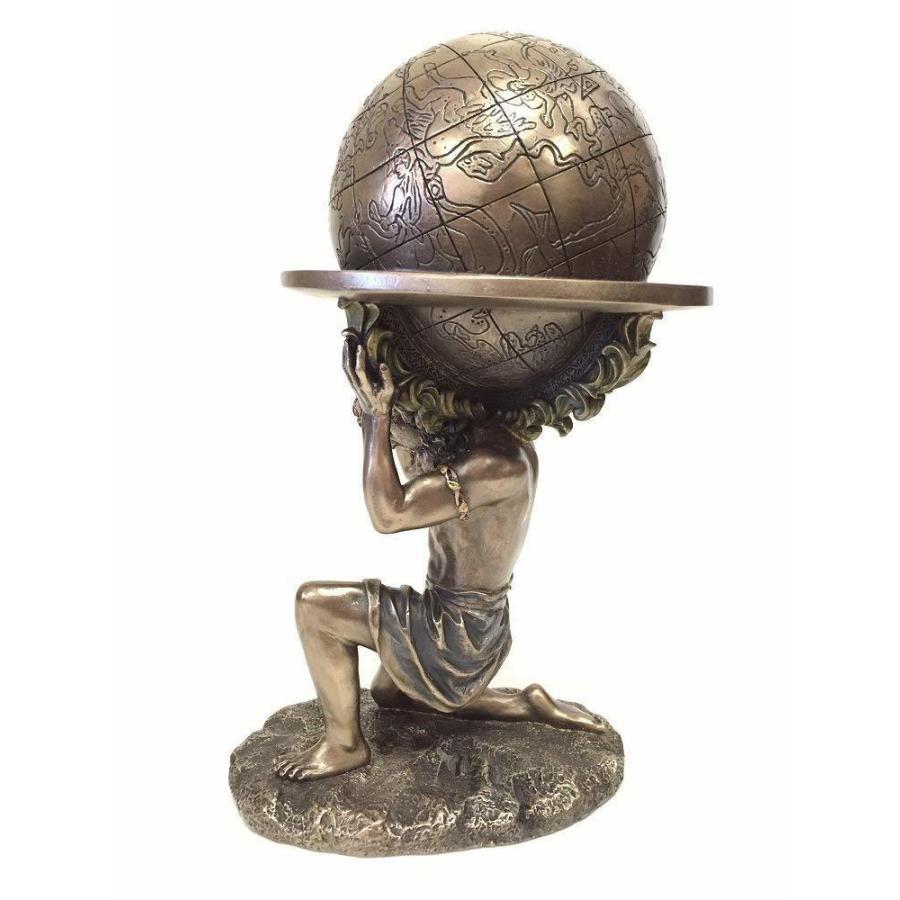 古代ギリシャ 天体を持ち上げる タイタン(アトラス) ブロンズ風 置物