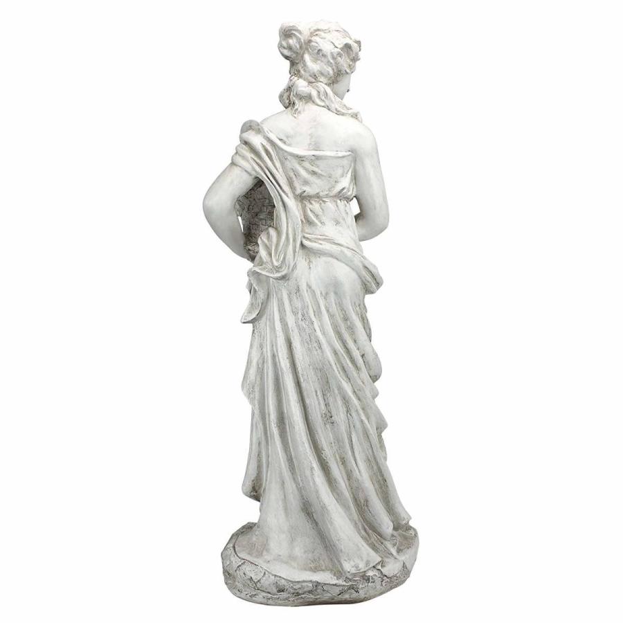 春の女神 彫像 アンティーク・アイボリー風 彫刻 彫像/ ガーデニング 噴水 芝生 エントランス（輸入品）_2