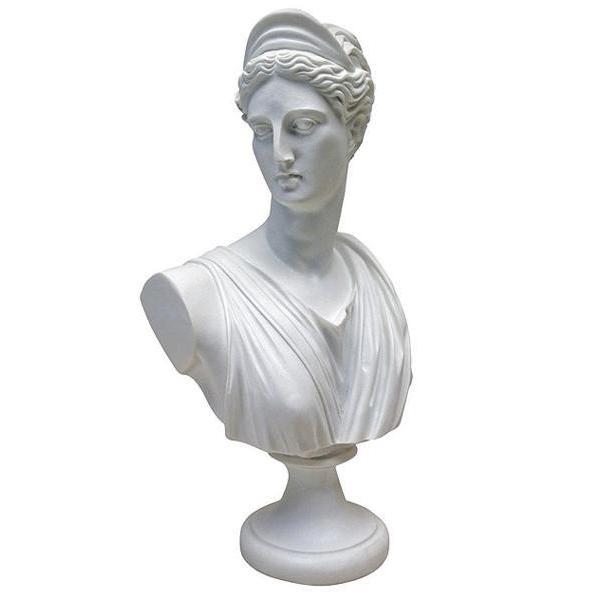 セール！即納！ベルサイユ宮殿のダイアナ大理石風胸像彫刻彫像/ローマ神話狩猟貞節と月の女神アルテミス(輸入品 | 