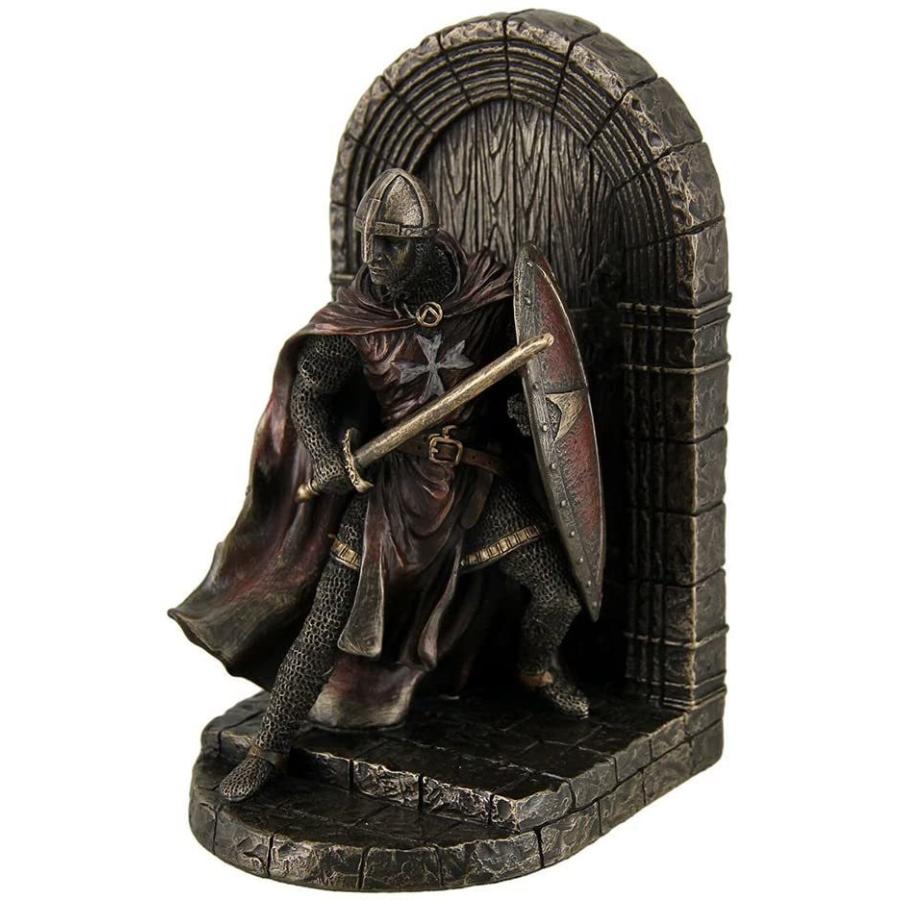 西洋彫刻 鎧を着た 中世の騎士 マルタ十字軍戦士 ブロンズ風 西洋彫刻 鎧を着た 中世の騎士 マルタ十字軍戦士 ブロンズ風