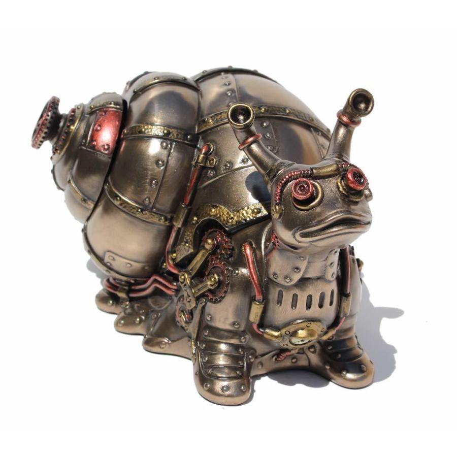 ヴェロネーゼ製 スチームパンク風 巨大なカタツムリの装具箱 ブロンズ