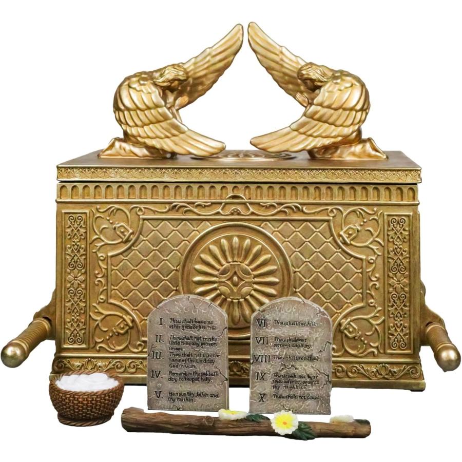 契約の聖櫃 契約の箱置物、彫刻 彫像 小箱/ インディージョーンズ 失われたアーク エルサレム神殿 ソロモン秘宝 輸入品 |  | 01