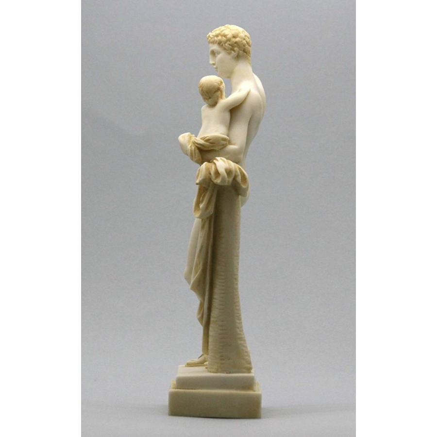 プラクシテレスのヘルメス（エルメス）像 裸のヌード男性フィギュア ギリシャアラバスター大理石風 彫刻 彫像 プレゼント贈り物（輸入品）  :cn0411:浪漫堂ショップ - 通販 - 
