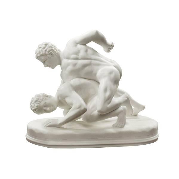 ヘレニズム時代のギリシャの剣闘士像 彫刻 彫像 高さ約23ｃｍ/ オリンピック レスリング(輸入品 |  | 03