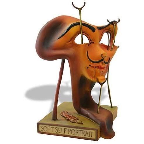 サルバドール・ダリ　焼いたベーコンのある柔らかい自画像　シュールレアリスム彫像 サルバドール・ダリ「焼いたベーコンのある柔らかい自画像(1941