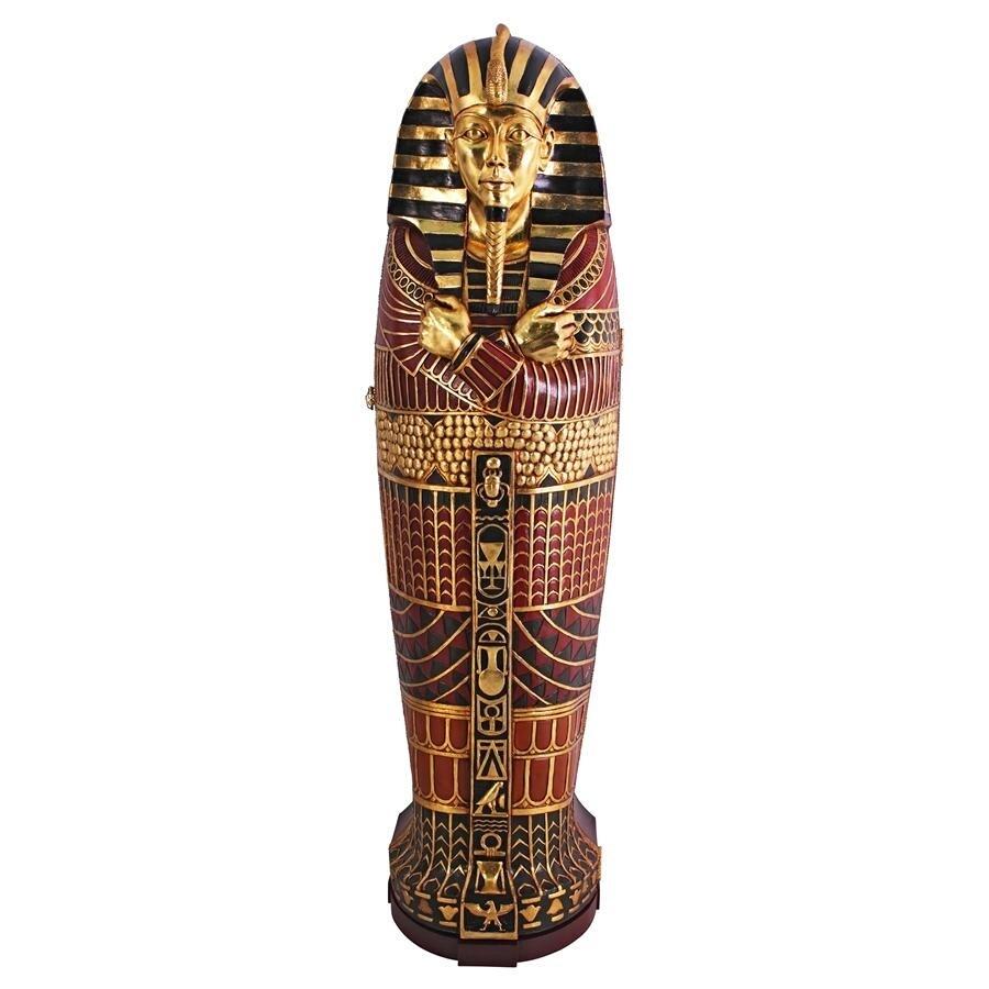 古代エジプト ツタンカーメン王の等身大の石棺風キャビネット 古代エジプト ツタンカーメン王の等身大の石棺風キャビネット