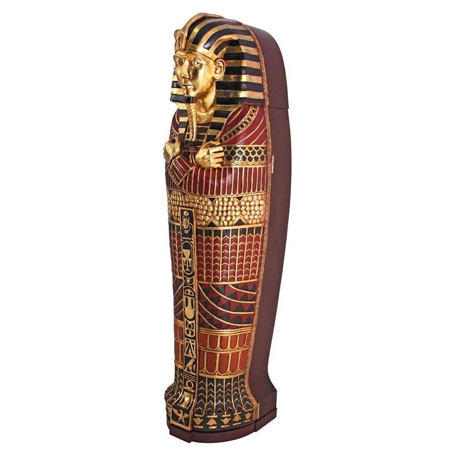 古代エジプト ツタンカーメン王の等身大の石棺風キャビネット 古代エジプト ツタンカーメン王の等身大の石棺風キャビネット