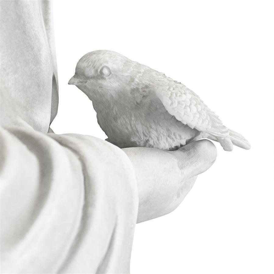 動物達の守護聖人 アシジの聖フランシスコ キリスト教 西洋彫刻オブジェ 彫像 彫刻/ アッシジのフランチェスコ/ ガーデニング（輸入品）  :cn0461:浪漫堂ショップ - 通販 - Yahoo!ショッピング