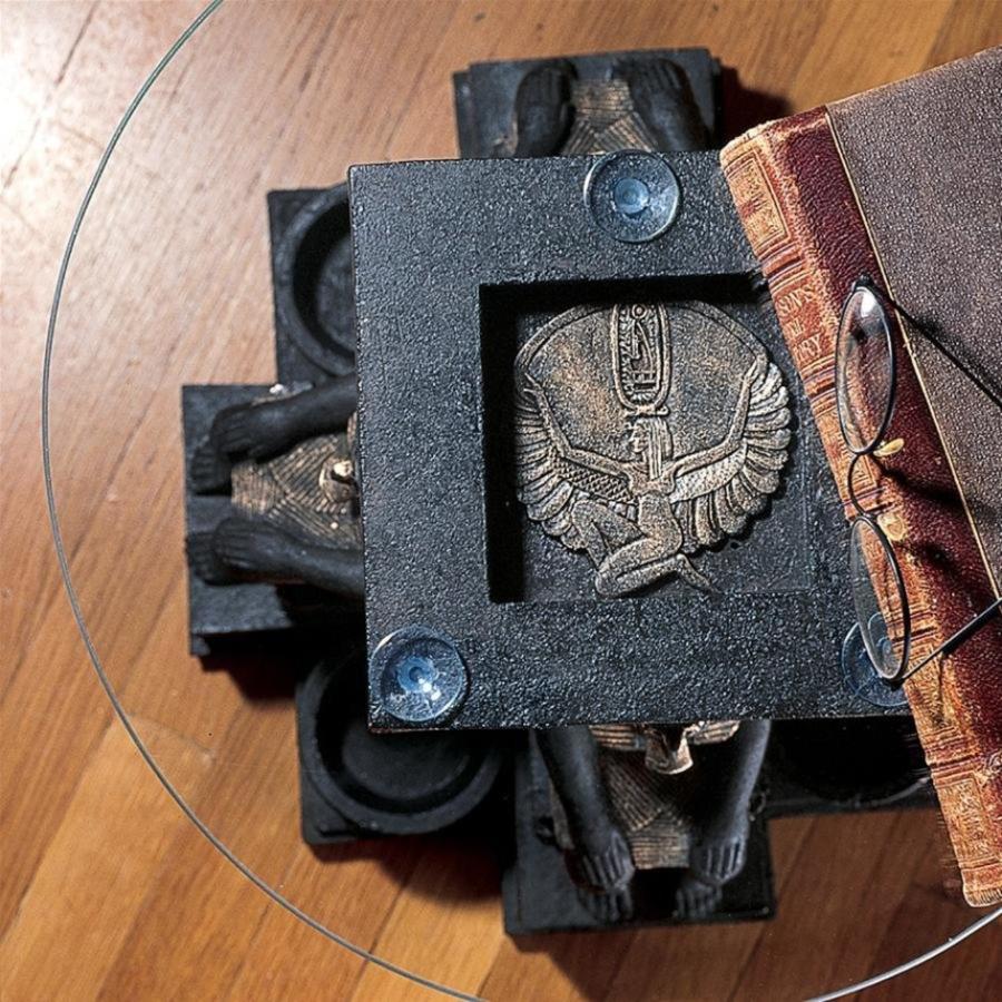 古代エジプト彫刻 ラムセス2世エジプト彫刻台座 ガラス・トップ 古代エジプト彫刻 ラムセス2世エジプト彫刻台座 ガラス・トップ