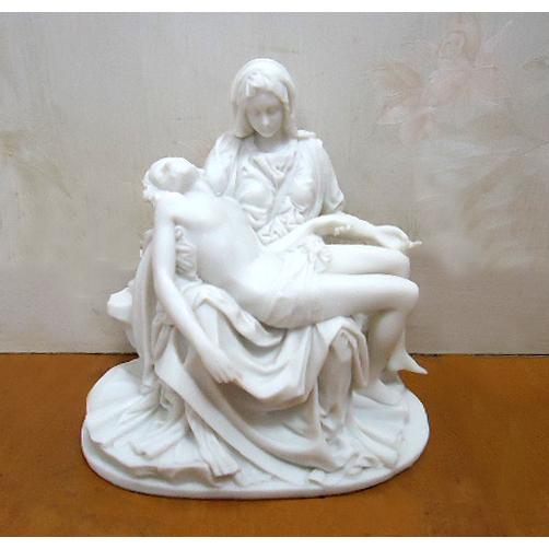 大理石　オブジェ セール！即納！ピエタ 大理石風 彫像 彫刻 ミケランジェロ1499年制作