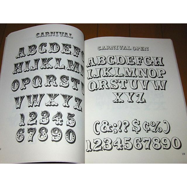 フォントデザイン洋書 サーカス・アルファベット書体/ Circus