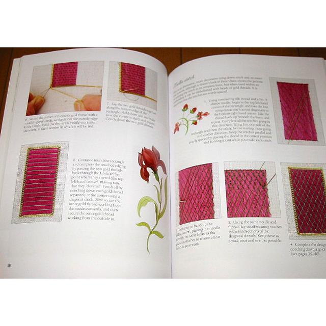 ゴールドワーク刺繍洋書【初心者向けゴールドワーク 手芸刺繍