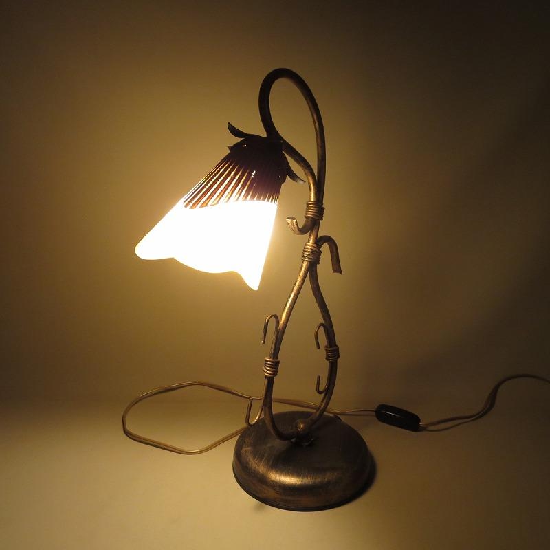 創業祭キャンペーン！即納！昭和レトロ風　アンティーク照明 卓上ランプ 電気スタンド 高さ 約44cm |  | 05