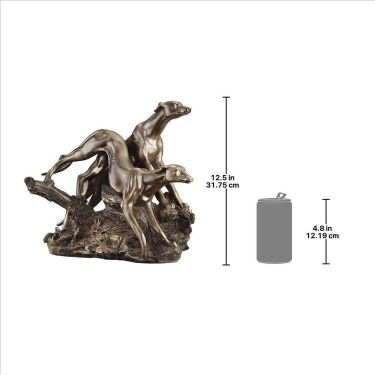 2匹のグレイハウンド 前へ 彫像 彫刻 置物/ 狩猟犬種 ペットショップ