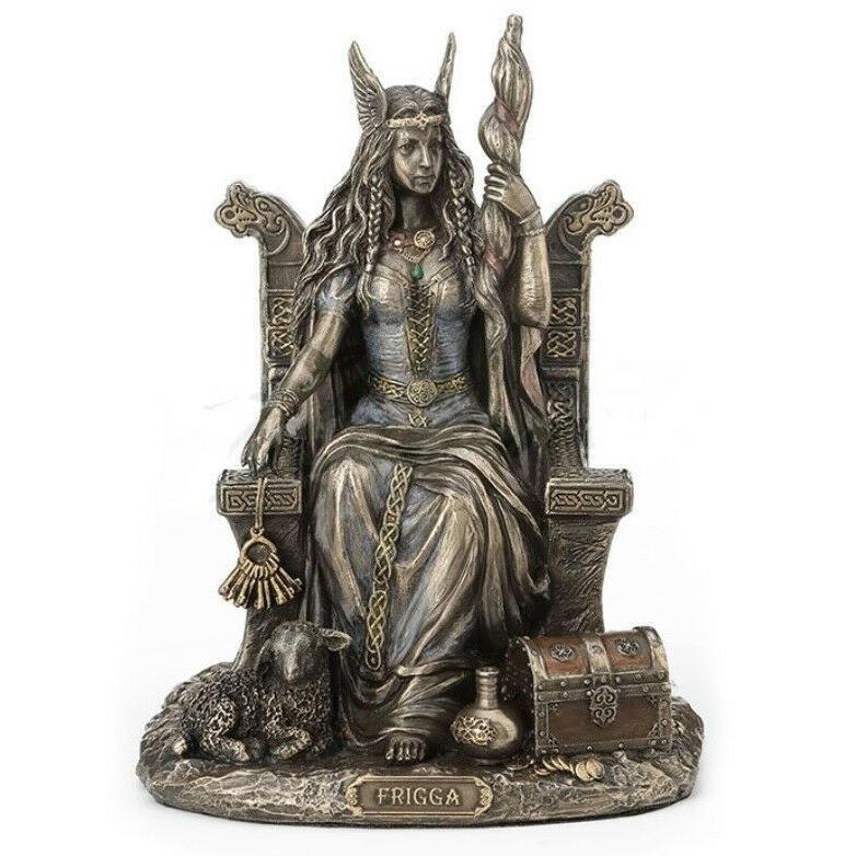 フリッガ/フリッグ 北欧の愛と結婚の女神 置物彫刻 彫像/北欧神話 最高位の女神（輸入品） |  | 01