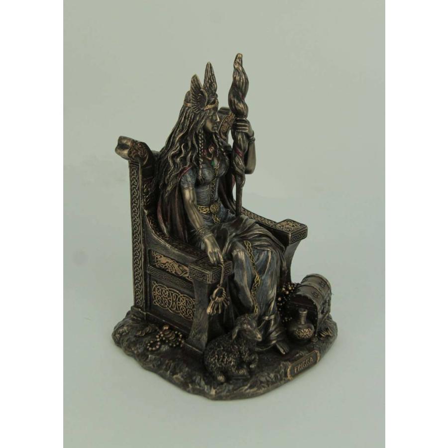 フリッガ/フリッグ 北欧の愛と結婚の女神 置物彫刻 彫像/北欧神話 最高位の女神（輸入品） |  | 02