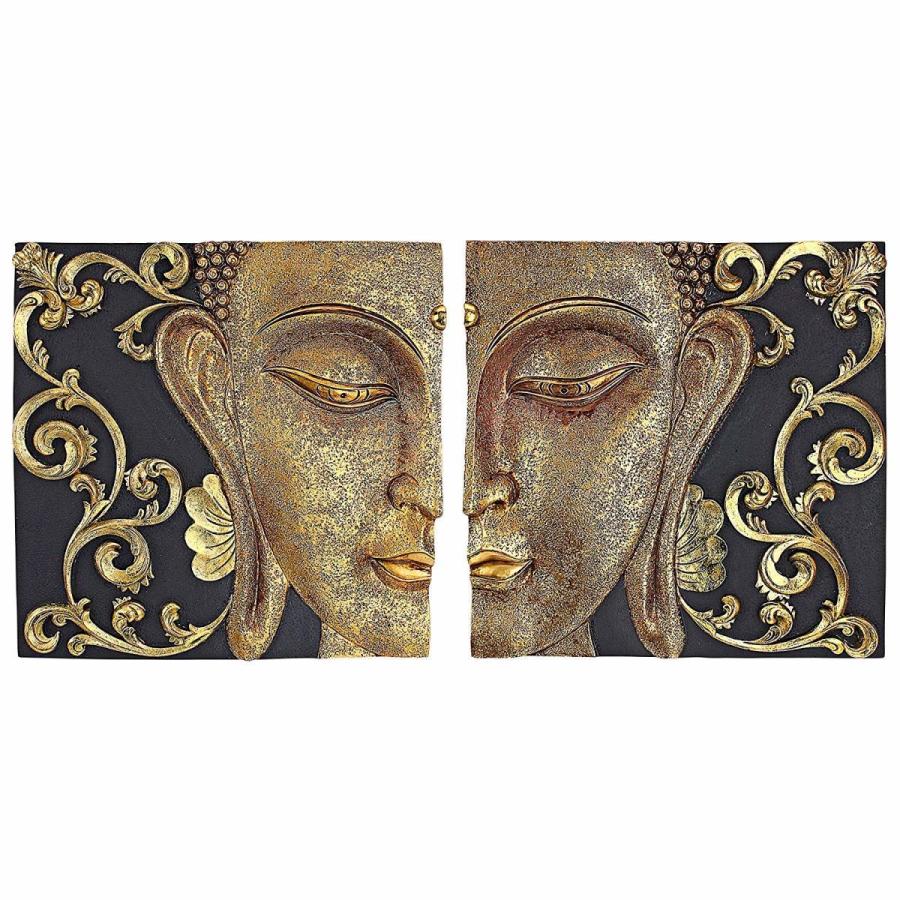 ニルヴァーナ(涅槃) 2つに分割できる仏顔 アジアの壁彫刻 ニルヴァーナ(涅槃) 2つに分割できる仏顔 アジアの壁彫刻