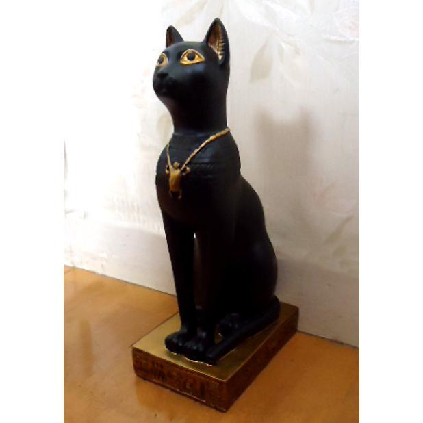 古代エジプト バステト神 (猫の女神 彫像)マットブラック仕上げ 古代エジプト バステト神 (猫の女神 彫像)マットブラック仕上げ