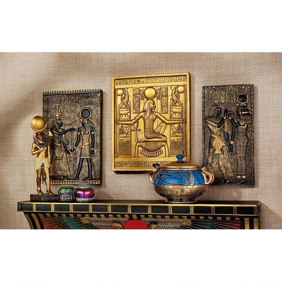 古代エジプト 寺院の石碑 イシス壁彫刻 彫像/ エスニック 古代エジプト 寺院の石碑 イシス壁彫刻 彫像/ エスニック