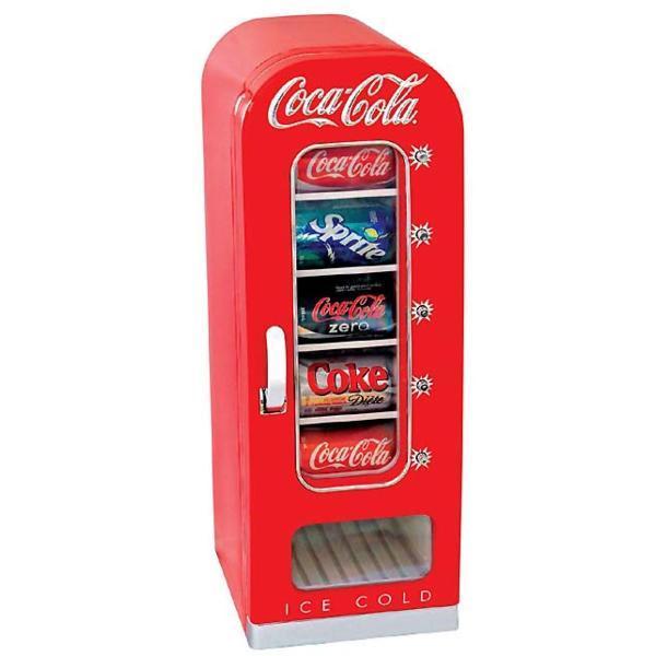 COCA-COLA コカ・コーラ レトロ調 コカコーラ 自動販売機型冷蔵庫 レトロベンディングマシーン CVF18-G 10缶収納型[輸入品] | 