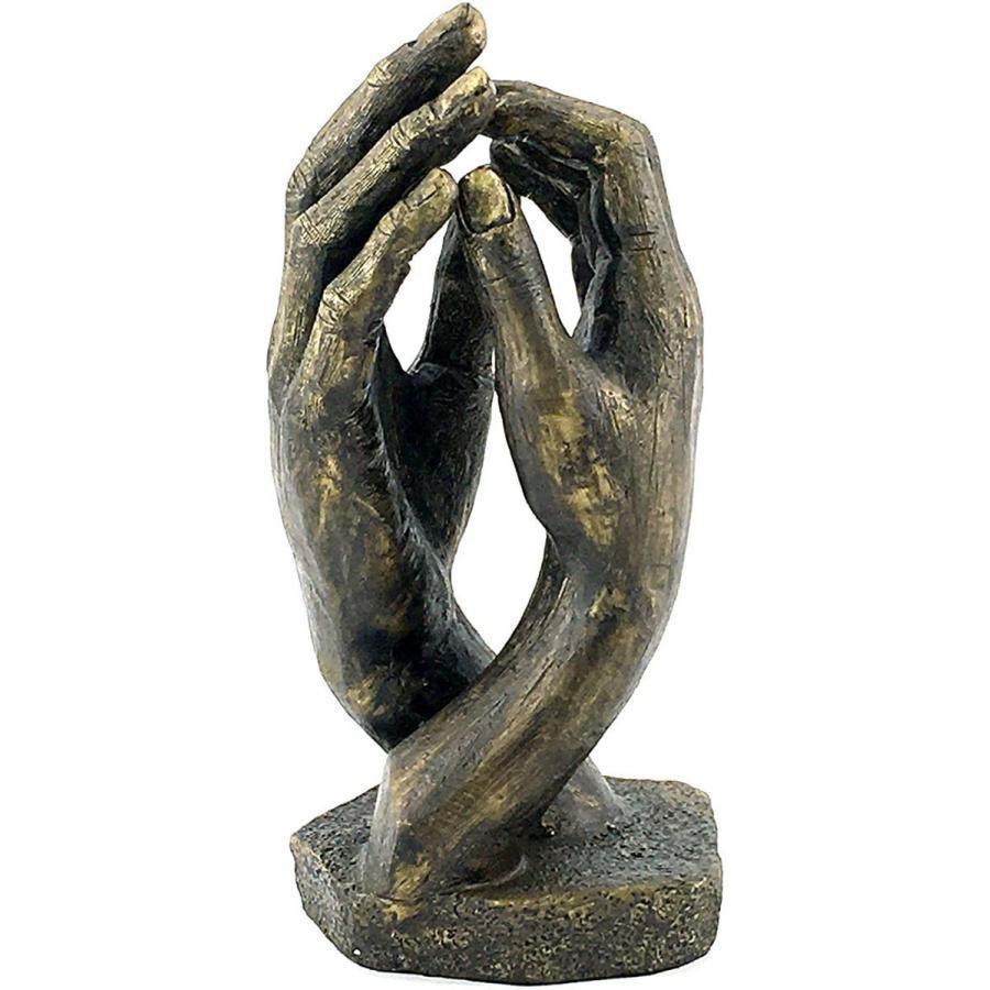 注目ブランド ロダン作 カテドラル 大聖堂 握手しようとする手レプリカ彫刻 彫像 アート芸術品 完璧な結婚式 ブロンズ風インリア彫像 贈り物 輸入品 交換無料 Insfatima Com Ar